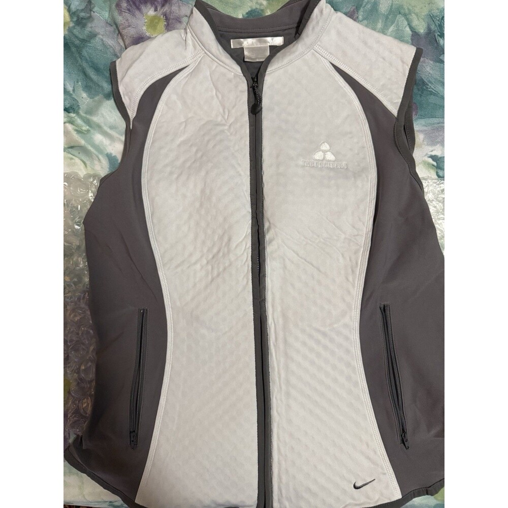 Vintage Nike Gold Sphere Thermal Golf Vest Size M(8-10)